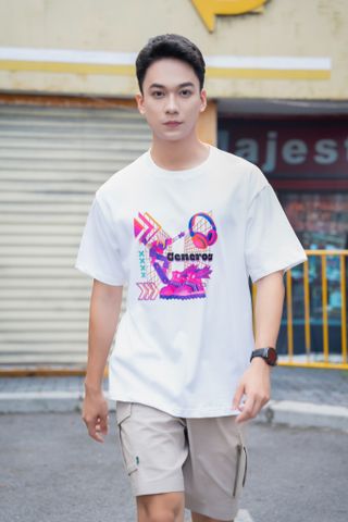 Áo Phông Nam Oversize GENEROS  MF010124006ON TS15