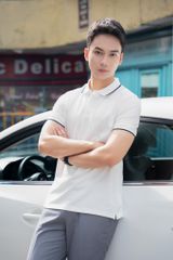 Áo Polo Nam Regular GENEROS  MF010124005 Trắng