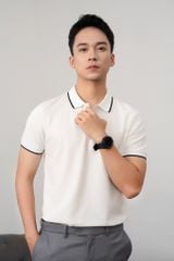 Áo Polo Nam Regular GENEROS  MF010124005 Trắng