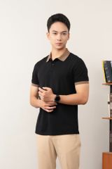 Áo Polo Nam Regular GENEROS  MF010124005 Đen