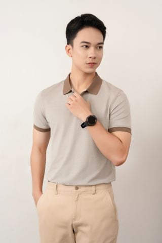 Áo Polo Nam Regular GENEROS  MF010124008 Nâu