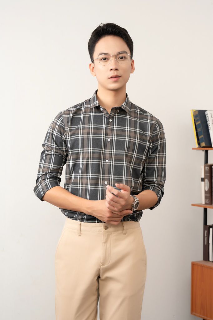 Áo Sơ Mi Nam Dài Tay Slimfit GENEROS 010124177MF AK609