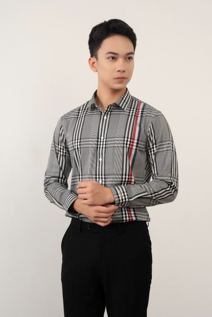 Áo Sơ Mi Nam Dài Tay Slimfit GENEROS 010124177MF AK608