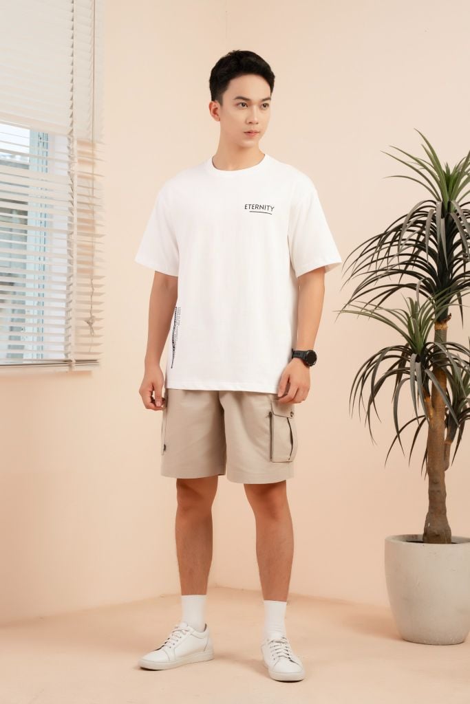 Áo Phông Nam Oversize GENEROS MF010124006ON TS18