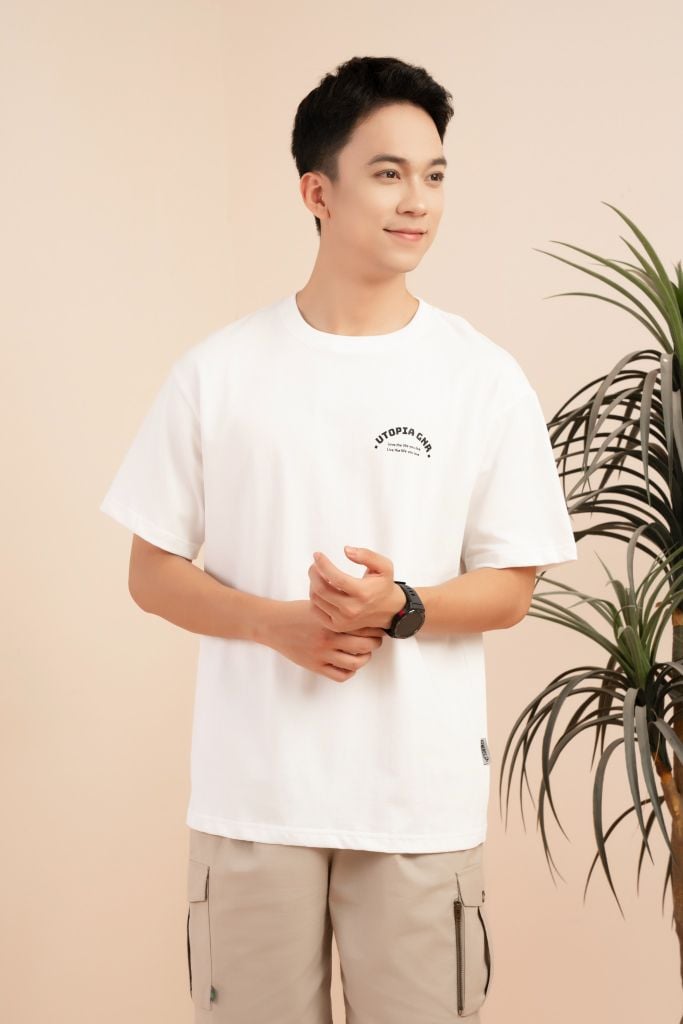 Áo Phông Nam Oversize GENEROS MF010124006ON TS19