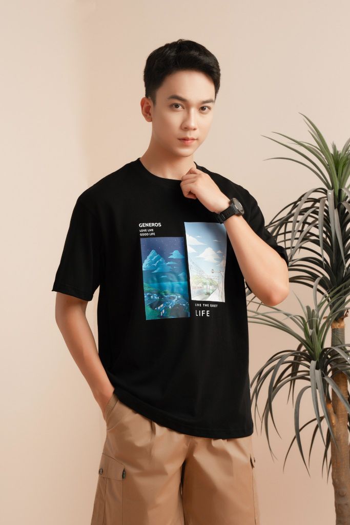Áo Phông Nam Oversize GENEROS  MF010124006ON  TS16