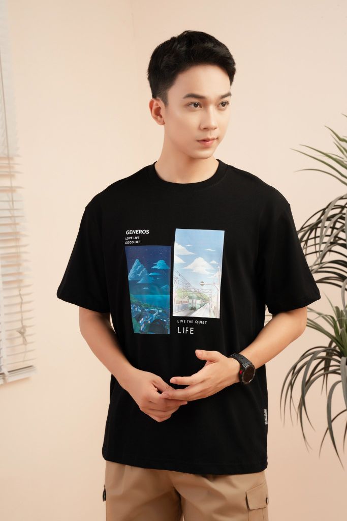 Áo Phông Nam Oversize GENEROS  MF010124006ON  TS16