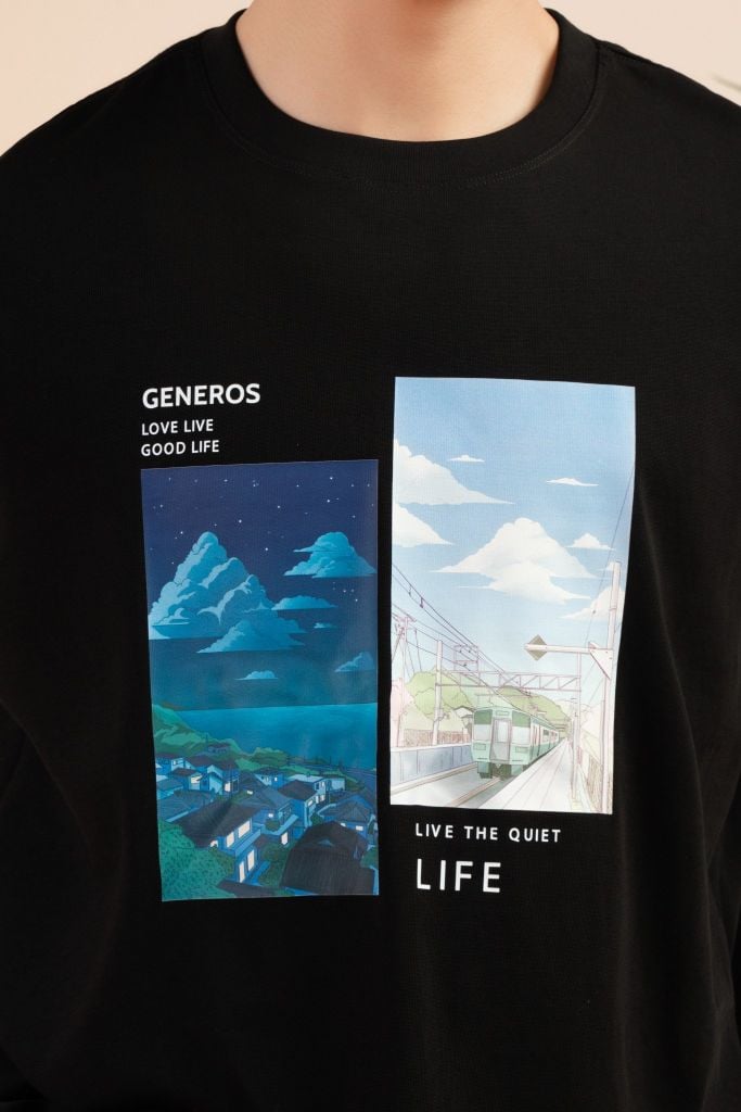 Áo Phông Nam Oversize GENEROS  MF010124006ON  TS16