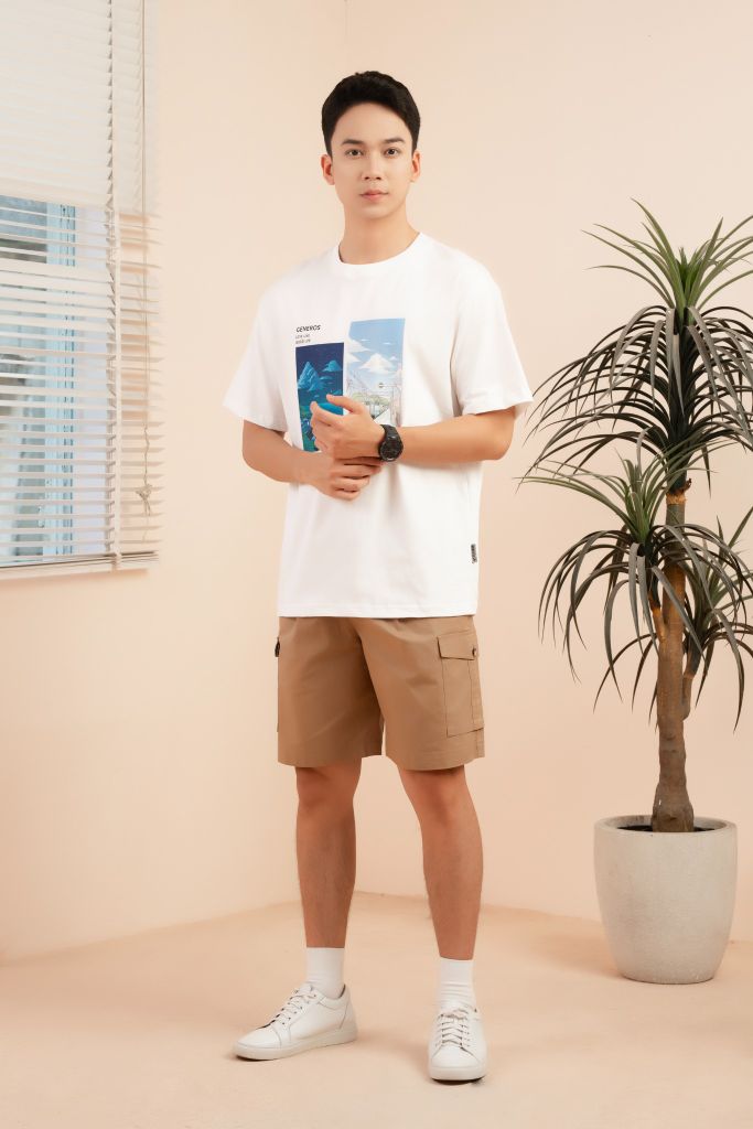 Áo Phông Nam Oversize GENEROS  MF010124006ON  TS16