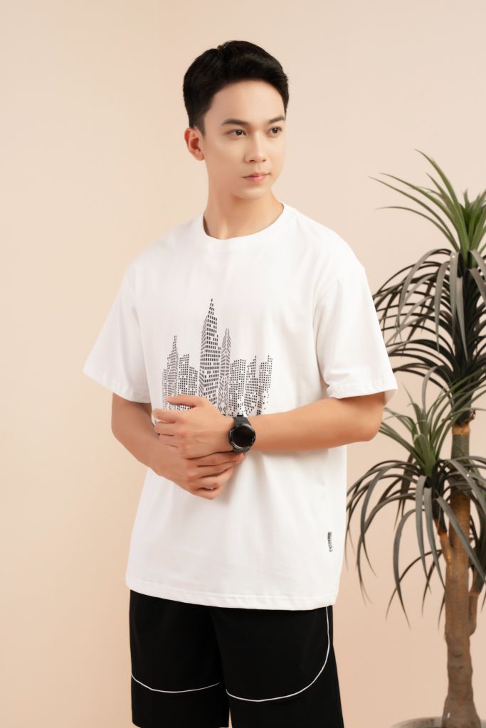 Áo Phông Nam Oversize GENEROS MF010124006ON TS23