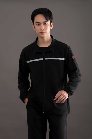 Bộ Thể Thao Dài Tay Generos Đen MF030122002