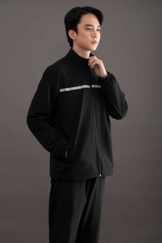 Bộ Thể Thao Dài Tay Generos Đen MF030122002