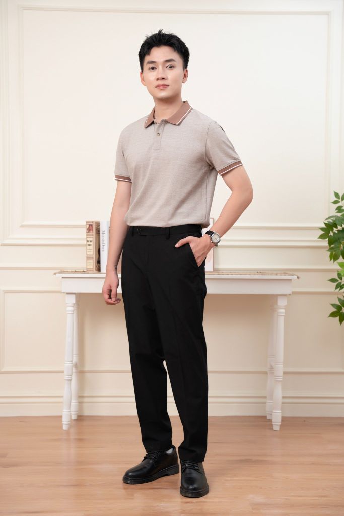 Áo Polo Nam Regular GENEROS  MF010125003 Nâu