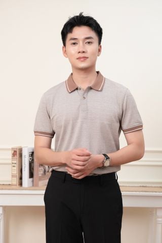 Áo Polo Nam Regular GENEROS  MF010125003 Nâu