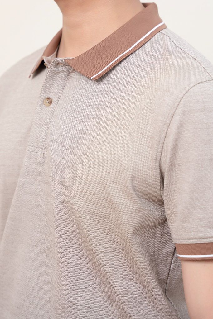 Áo Polo Nam Regular GENEROS  MF010125003 Nâu