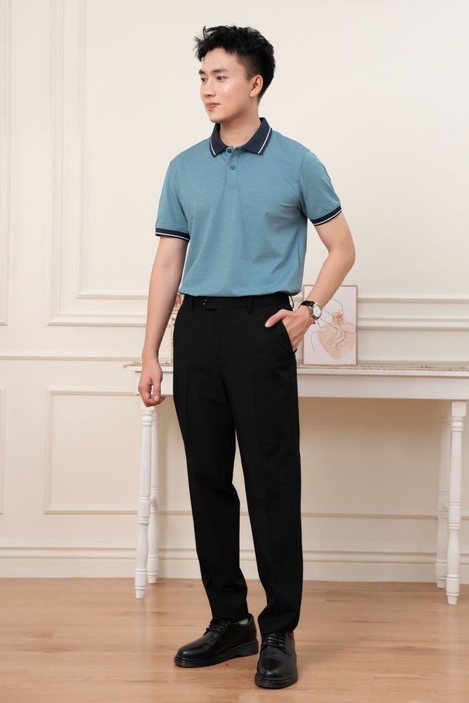 Áo Polo Nam Regular GENEROS  MF010125003 Xanh