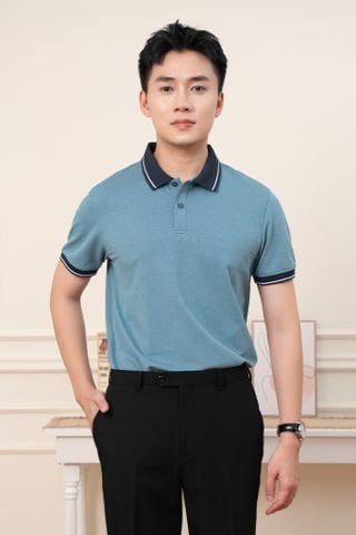 Áo Polo Nam Regular GENEROS  MF010125003 Xanh