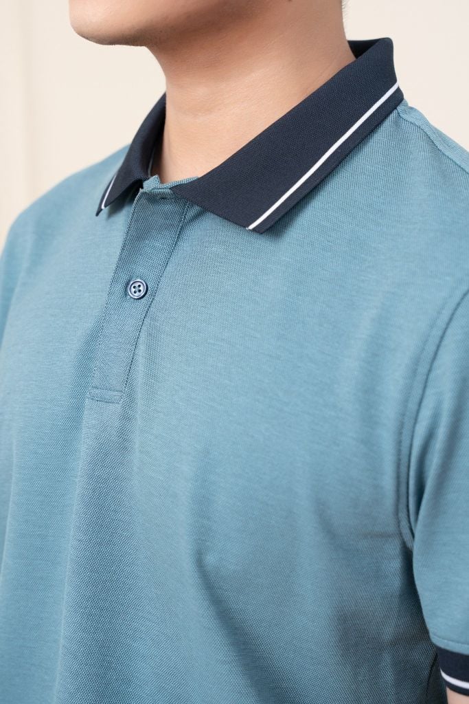 Áo Polo Nam Regular GENEROS  MF010125003 Xanh