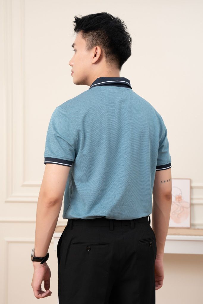 Áo Polo Nam Regular GENEROS  MF010125003 Xanh