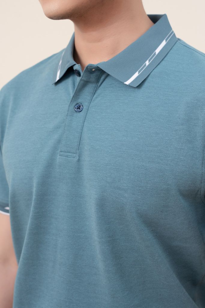 Áo Polo Nam Regular GENEROS  MF010124008 Xanh