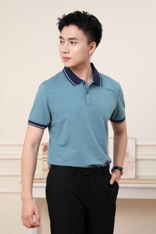 Áo Polo Nam Regular GENEROS  MF010125003 Xanh 02