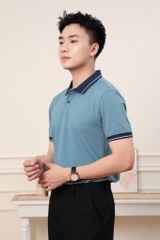 Áo Polo Nam Regular GENEROS  MF010125003 Xanh 02