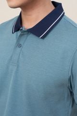 Áo Polo Nam Regular GENEROS  MF010125003 Xanh 02