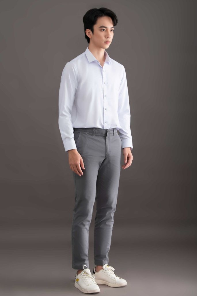 Quần Kaki Nam Xám GENEROS #3  020122449MF