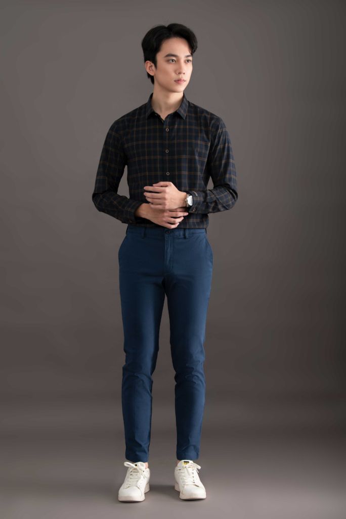 Quần Kaki Nam Xanh Dương GENEROS #2  020122449MF