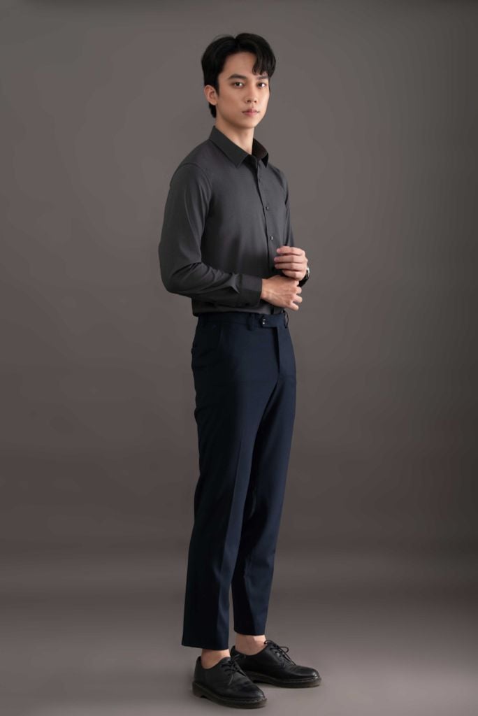 Quần Âu Nam Xanh Đen GENEROS LD010  MF020122002