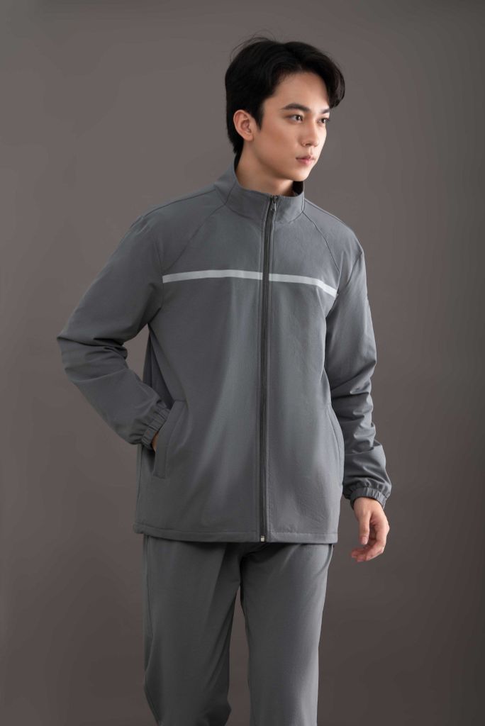 Bộ Thể Thao Dài Tay Generos Xám MF030122002