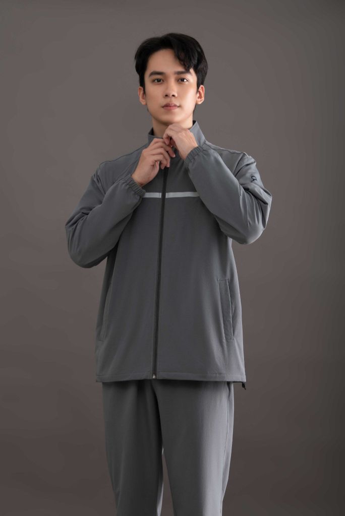 Bộ Thể Thao Dài Tay Generos Xám MF030122002