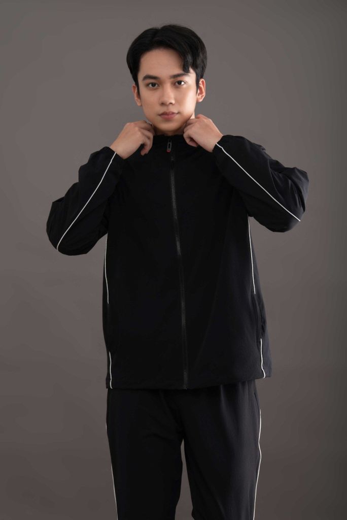 Bộ Thể Thao Dài Tay GENEROS Đen MF030122001