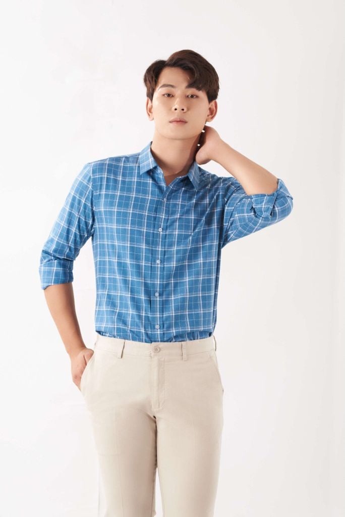 Áo Sơ Mi Nam Dài Tay Slimfit GENEROS AK307 010123051MF
