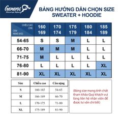 Áo Nỉ Dài Tay Generos MF010124018 Đen Trơn