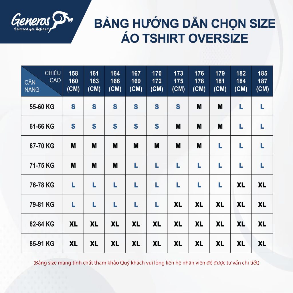 Áo Phông Nam Oversize GENEROS  MF010124006ON TS15