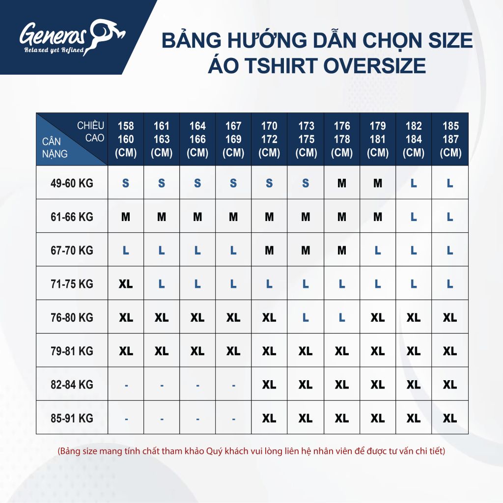 Áo Phông Nam Oversize GENEROS MF010124003ON TS13