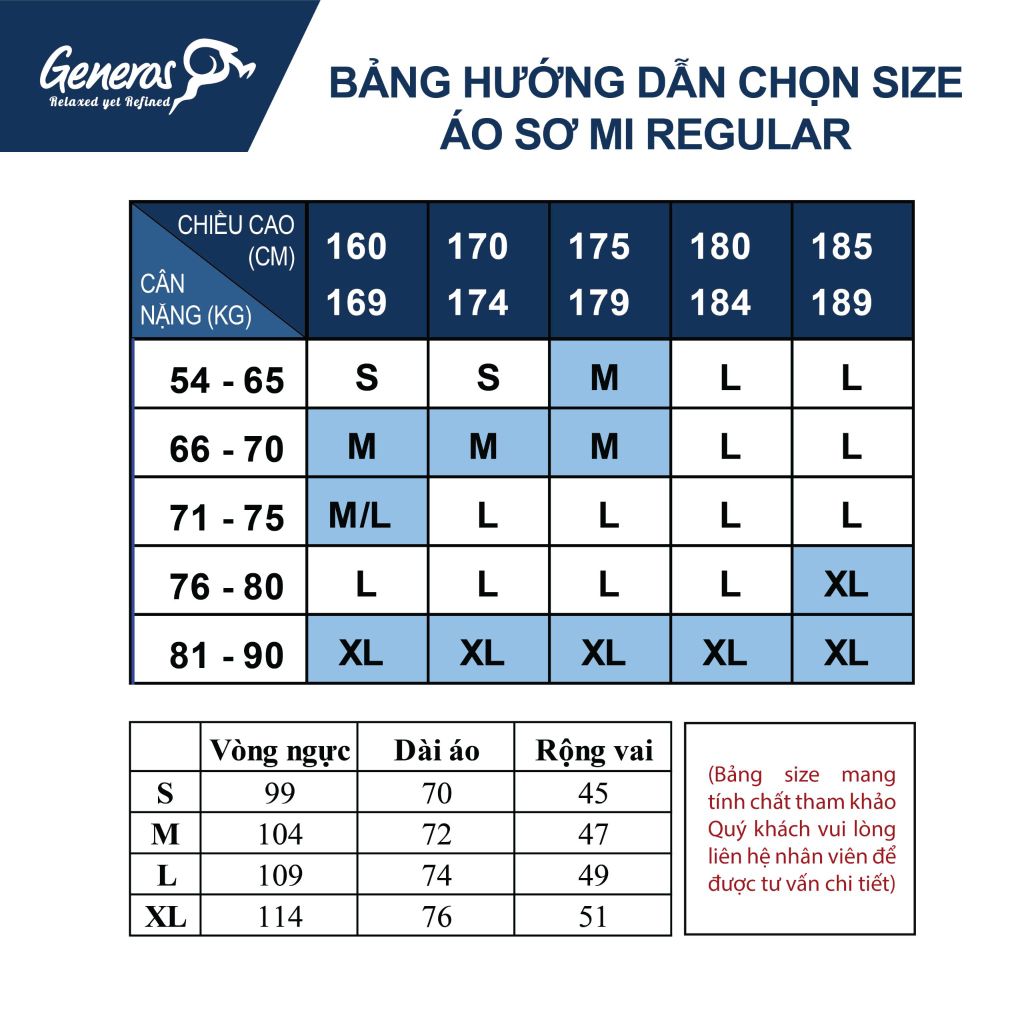 Áo Sơ Mi Nam Cộc Tay Regular GENEROS  010124202MF