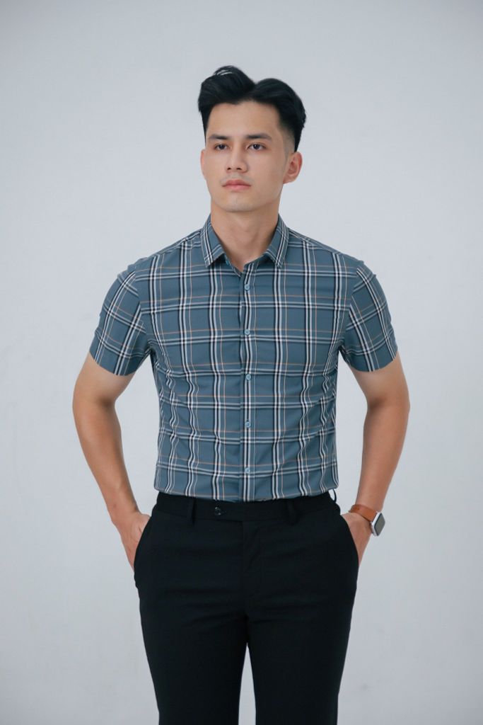 Áo Sơ Mi Nam Cộc Tay Slimfit GENEROS AK416 010123217MF