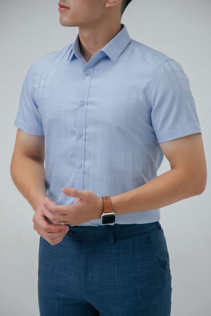 Áo Sơ Mi Nam Cộc Tay Slimfit GENEROS AK412- AK413 - AK414 010123216MF