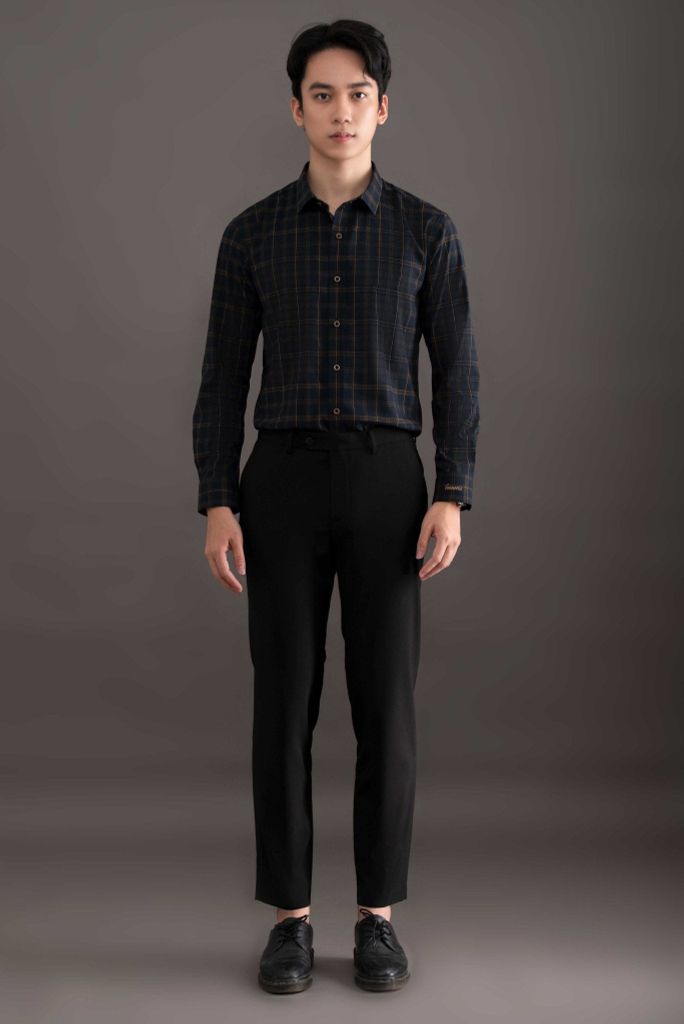 Quần Âu Nam Đen GENEROS LD011  MF020122002