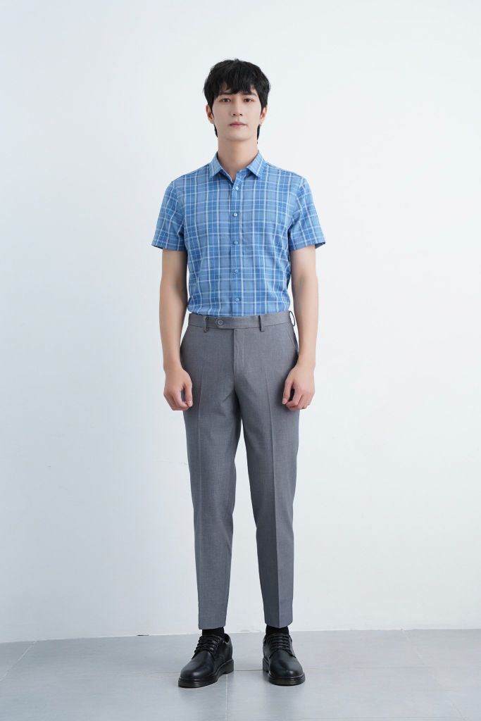 Áo Sơ Mi Nam Cộc Tay Slimfit GENEROS AK386 010123129MF