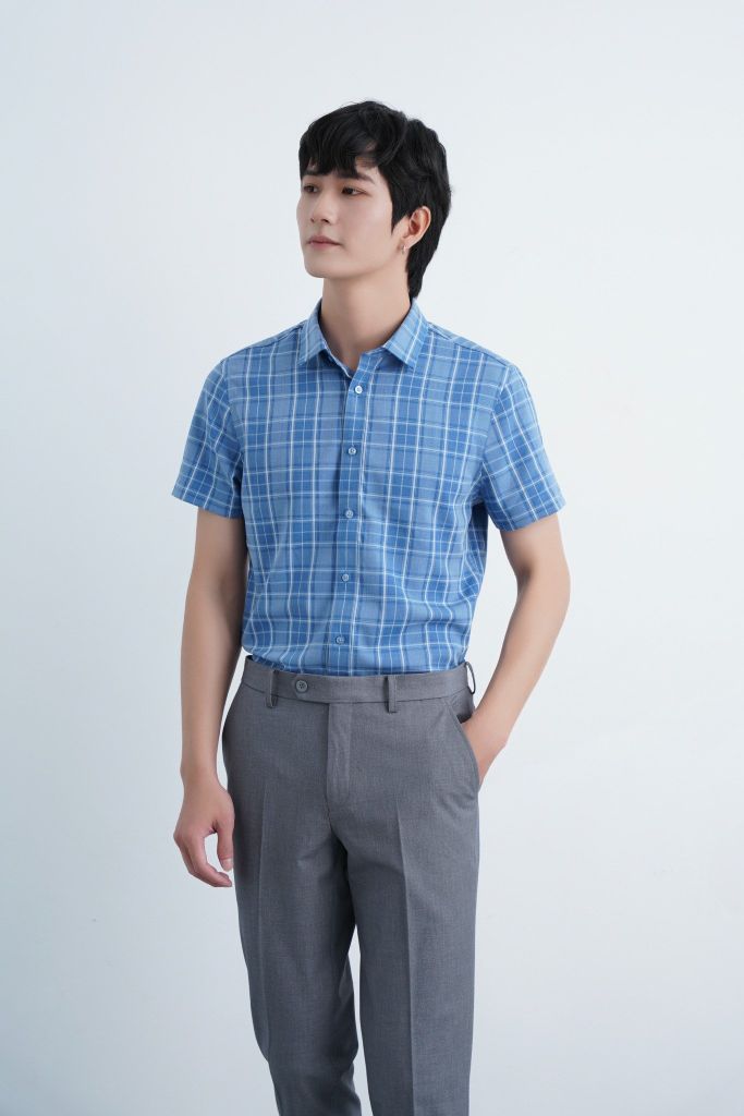 Áo Sơ Mi Nam Cộc Tay Slimfit GENEROS AK386 010123129MF
