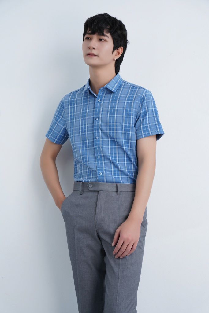 Áo Sơ Mi Nam Cộc Tay Slimfit GENEROS AK386 010123129MF