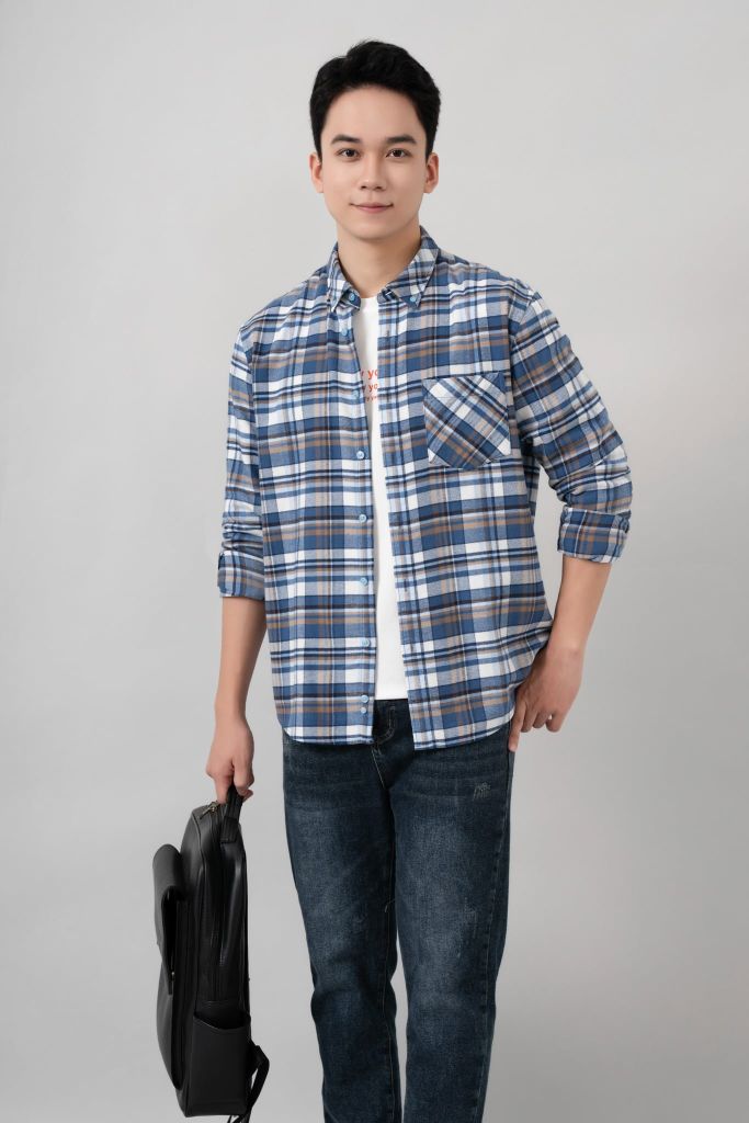 Áo Sơ Mi Dài Tay Regular GENEROS 010123446MF