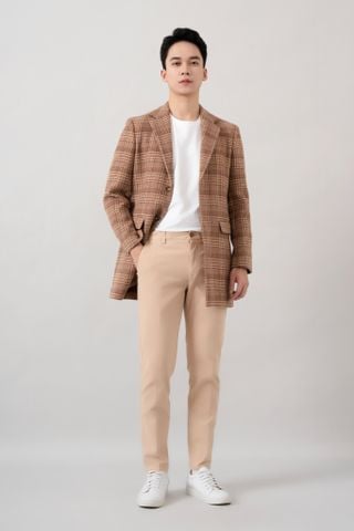 Áo Dạ Nam Ngắn 030124064MFBS