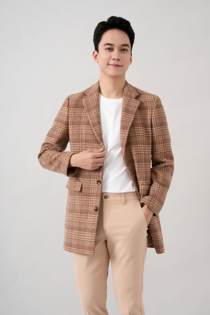 Áo Dạ Nam Ngắn 030124064MFBS