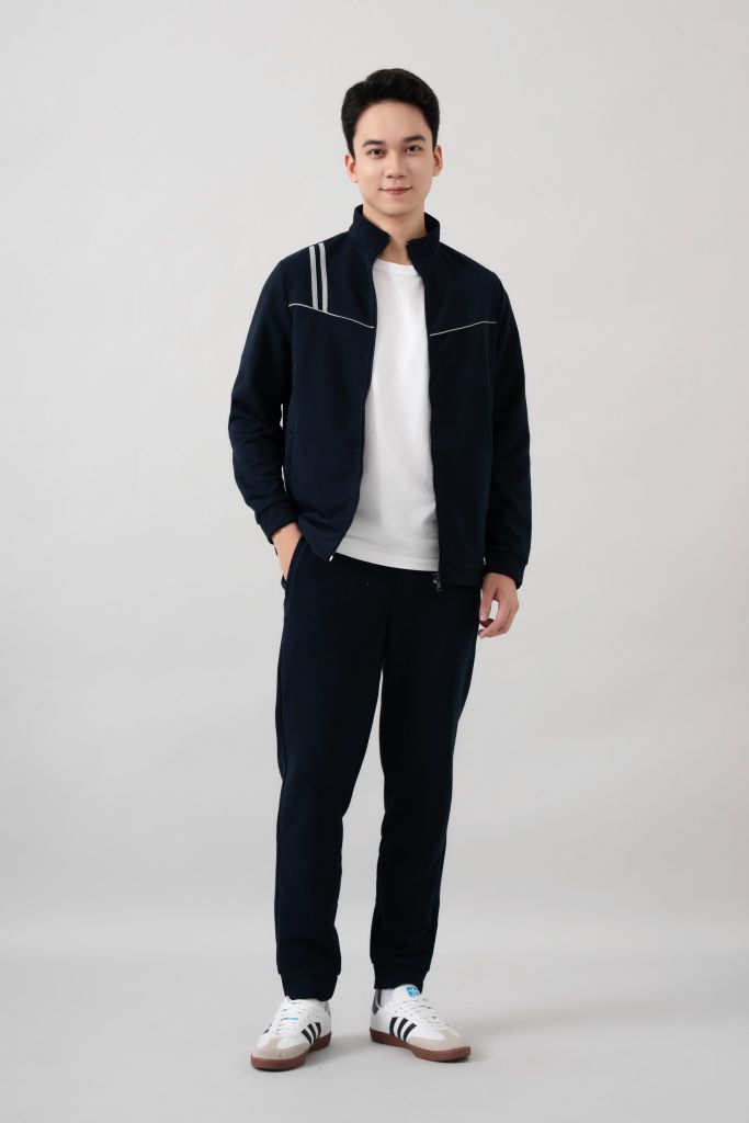 Bộ Nỉ Dài Tay GENEROS MF030123004 Navy