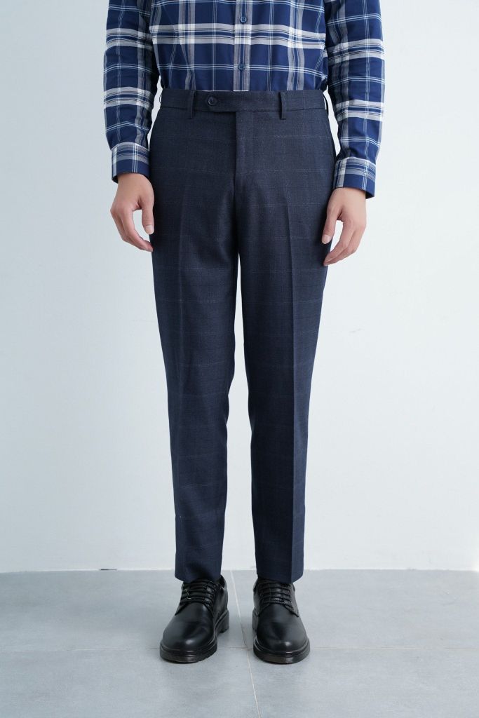 Quần Âu Nam Caro Xanh GENEROS LD022 020123208MF