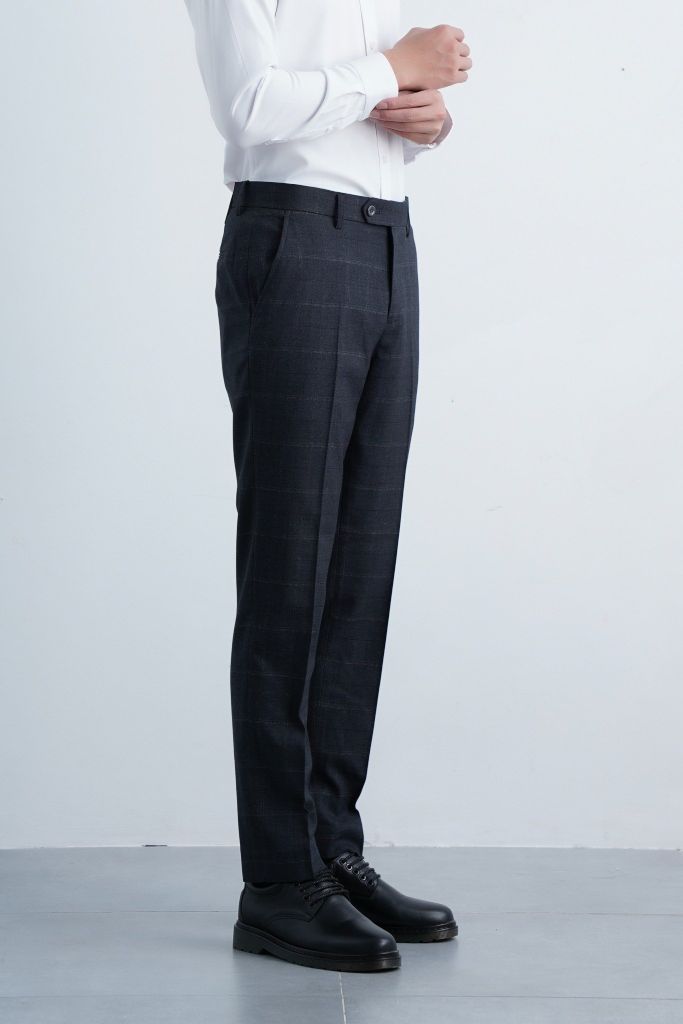 Quần Âu Nam Caro Ghi Đậm GENEROS LD021  020123208MF